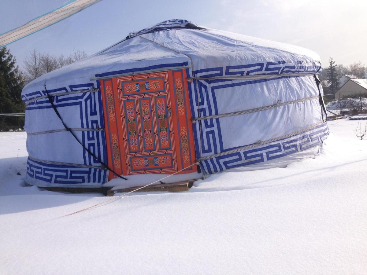 Yourte Mongole Saint-Leger-sur-Dheune ภายนอก รูปภาพ